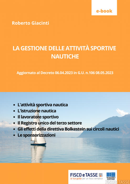 Copertina di La gestione delle attività sportive nautiche